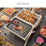 BISINNA 야외 다기능 휴대용 바베큐 스토브 캠핑 숯 그릴 듀얼 사이드 용품 : 시드컴퍼니2
