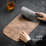 [다도 러너] 예향원 특수가공 합성피혁 방수 다석 양면 티테이블 매트 E-10751 : 예향원