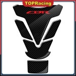 혼다 호환 CBR600RR CBR1100XX 용 3D 바이크 오토바이 탱크 패드 보호대 데칼 카본 룩 : 피브허