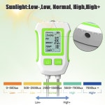 토양 테스터 LCD 백라이트 토양 수분 PH IN 토양 수분 감지기 햇빛 정원용 비옥도 온실 분석기 : 원밀리언디포15