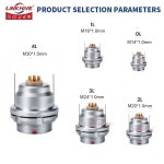 LEMO L 시리즈 EEG 0L 1L 2L 3L 2 3 5 6 7 8 10 12 13 14 16 핀 스텝 키잉 인서트 푸시풀 원형 커넥터 호환 : 프라임무역90