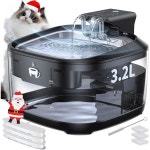 OPOWO 무선 고양이 분수, 108온스/3 2리터 배터리 작동 센서, 블랙 : 포곡율글로벌샵