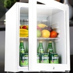 미니냉장고 투명 유리 술장고 쇼케이스 보관 신선 기숙사 모텔 사무실용 레트로 자취 사무실 : OUR컴퍼니
