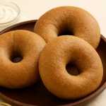 지구빵집 통밀 플레인 베이글 120g, 1개 : 지구빵집