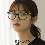 오버사이즈 캣아이 뿔테안경 BOLON BJ3210 가벼운안경테 여자 : FACEDRESS