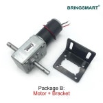 DC 기어드 모터 듀얼 샤프트 웜 리버스 감속기  토크 자동 잠금 자동 건조 랙 5840-31zys 33mm 12V 2 : 글로벌마켓255