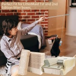 Luvcosy 30PC 일회용 쓰레기 봉투는 1판/2판 자동 및 호환됩니다 무취 폐기물 처리(기계 고양이 쓰레기통 미포함)와 쓰레기통, : 옥지마