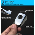 Renault Clio Lutecia V MK5 BF 2019 ~ Auto Luxuriou 크롬 외부 도어 핸들 커버 자동차 액세서리 : 23서초직구