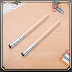 ASMA-12 조각 나무 연필 익스텐더 아트 길이 학교 사무용품 용 알루미늄 손잡이가있 : 원드림종합상사2