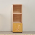 H6663 3단 고무나무 도어 수납장 400 4colors : 아랑존디