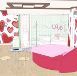 [스케치업][웹툰배경] 모텔 : object box