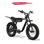 케미모토 알루미늄 리어 랙 슈퍼73 Z/S 자전거 화물 수하물 랙 전기 자전거 슈퍼73 액세서리와 호환됨 : 다사는마켓