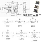 1pcs HXP200 1R 평면 후막 감도 전압 균등화 저항기 SOT227 : 프로팀종합상사1