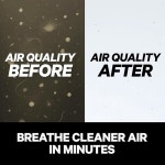 가정용 대형 객실용 PuroAir 130i 스마트 공기청정기 - 최대 600제곱피트까지 커버 오염 물질, 연기, 꽃가루, 먼지의 99.9 까지 필터링... 