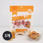 [26.12.15] 도그살라미 칭찬 트릿 간식 치즈, 100g, 3개 : 할인마트몰