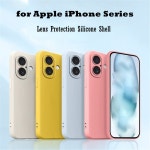 Camera Protection Soft Silicone Phone Case for iPhone 17 Pro Max 16 15 14 Plus 13 mini Air 16e Built : Dieu종합쇼핑몰