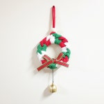 [양말목 공예]크리스마스 리스 3종 택 1 도어벨 DIY 재료 학교수업 단체수업 체험활동 : 라탄스토리