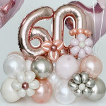 [단품] 환갑풍선 칠순잔치 숫자타워풍선 택배가능 광명 옥길 파티앤블링 : 파티앤블링블링