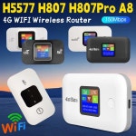 H807Pro H5577 와이파이 라우터 무선 150Mbps 4G LTE 모뎀 야외 플러그 앤 플레이 모바일 핫 리피터 SIM 카드 슬롯 포함 : 위르겐종합상사1
