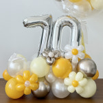 [단품] 환갑풍선 칠순잔치 숫자타워풍선 택배가능 광명 옥길 파티앤블링 : 파티앤블링블링