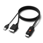 Y.D.F PS2-HDMI 어댑터 케이블 컨버터 지원 4 3/16 9 화면 가로 세로 : 위너웨이브