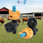 낙농장용 노즐 180  360   노즐 냉각 시스템 청소 14인치 PP 방수 퀵 커넥션 가축 농장 스프레이 : 샤샤바니