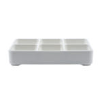 국산 그린메라민 매트 샤브통 6절 G-0649 업소용 멜라민 그릇 6칸 그릇 g0649 : 온라인키친