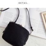 [Gratante] 그라탄테 가죽 숄더백 레이디스 작은 지퍼 첨부 어른 여자 미니 가방 가죽 가죽 가방 통근 : Full MOON