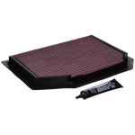 K&N 엔진 에어 필터 파워 및 가속력 향상, 워셔블, 프리미엄, 교체용 자동차 1995-1998 포르쉐 911, 33-2731 호환 : 티키타딜