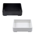 국산 그린메라민 매트 정사각 샤브통 소 G-0646 업소용 멜라민 그릇 접시 g0646 : 온라인키친