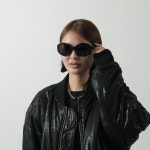 [119-1110 20,000 OFF BALENCIAGA BB0208S 001  BLACK-BLACK-GREY [dckikaku] 한정 · 엔 쿠폰 배포 중] : Mikazuki Store