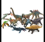 [다복점빵] 반디 공룡모형 소프트 공룡 10종세트 동물학습 모형 완구 : 다복점빵