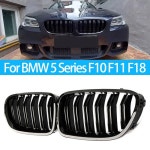 자동차 전면 10 530d 호환 520 F18 520d 레이싱 F11 F10 광택 블랙 523 그릴 BMW 17 시리즈 5 525 키드니 540i : 노에린컴퍼니