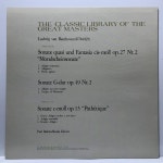 LP 83,710-102 BEETHOVEN Sonate cis-moll op. 27 Nr. 2 Mondscheinsonate - Paul Badura-Skoda, Klavier : 엘피하우스