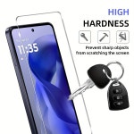 모토로라 모토 G 파워 2025 G2025 G15 G14 G20 G22 G54 G84 E15 E13 G 스타일러스 5G 2025 2024 스크린 보호필름 강화유리 3개... 