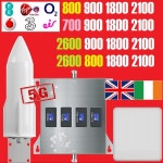 700 800 900 쿼드 밴드 셀룰러 증폭기 신호 부스터 리피터 영국 Vodafone EE O2 Virgin Sky Three Tesco호환용 : 마인디어