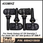 1/4개 8894215959 TPMS 타이어 압력 센서 지리 갤럭시 E8, 지커 001 007 009, 링코 07 08 EM-P Z10 433MHZ : 투게더비즈니스
