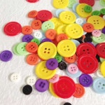 원형단추100g 공예부자재 초등미술재료 토탈공예재료 : 셀스토어컴퍼니