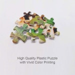 핀투 직소 퍼즐 성인용 600피스 스위스 스팀 트레인 홈 데코 무먼지 간편한 보관을 위한 아름다운 플라스틱 퍼즐 [H2159] 1 Kayomi... 