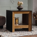 중세 스타일 단단한 나무 복고풍 발코니 꽃 스탠드 아메리칸 스타일 홈스테이 베이 창 조각 작은 티 테이블 침실 서랍 : DiEU종합쇼핑몰원