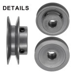 A 6 5/8 V 벨트 시브 5/8인치 보어 2.6인치 OD 싱글 그루브 웹 보어드 투 사이즈 주철 섹션 4L 또는 : 모라픽