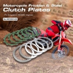 JY 레이싱 11pcs Motocycle 클러치 스틸 및 마찰판 키트 ZONGSHEN NC250 엔진 용 디스크 MOTOLAND AVANTIS SM-MOTORS... 