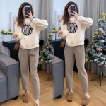 NWYWKTZ032 빅 사이즈 봄가을 맨투맨 밴딩 트레이닝바지 투피스세트 : 뉴스텔무역