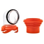 캠코 라이노플렉스 클리어 RV 하수 호스 엘보우(4 in 1 어댑터 ) 360도... 방지 기능 제공 4가지 의 덤프 스테이션 입구(39736)에 : 굿픽앤조이