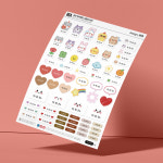 방수 네임스티커 어린이집 이름 스티커 제작 유치원 붙이는 아기 이름표 리라 A4 : 리라 LILA