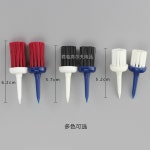 플라스틱 골프 피그볼 스파이크 볼 tee 골프공 바늘 멀티컬러 벌크 0저항 52mm(색상랜덤) : PIKSELMARKET