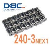 국산 동보체인-표준형 로울러체인/롤러체인 3열(DBC240-3) 10feet : 삼성기공