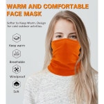 Meilzer 3팩 넥 게이터 겨울용 워머 플리스 마스크 커버 남녀용 방한 스카프 : 에어로블루