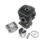 실린더 피스톤 키트 34mm Zenoah G2500 2500 25cc 25.4cc 탑 핸들 Pruner 전기 톱 Zylinder STIGA GGP ALPINA A305 TOPSUN... 