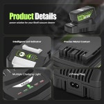 ActZone 24V 6.5Ah 배터리 및 51.6W 고속 충전기, Bissell CleanView XR 배터리 4054, Bissell CleanView XR Pet 3789U : 글로벨라